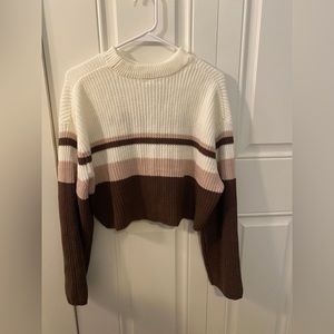 Garage cropped sweater NWT